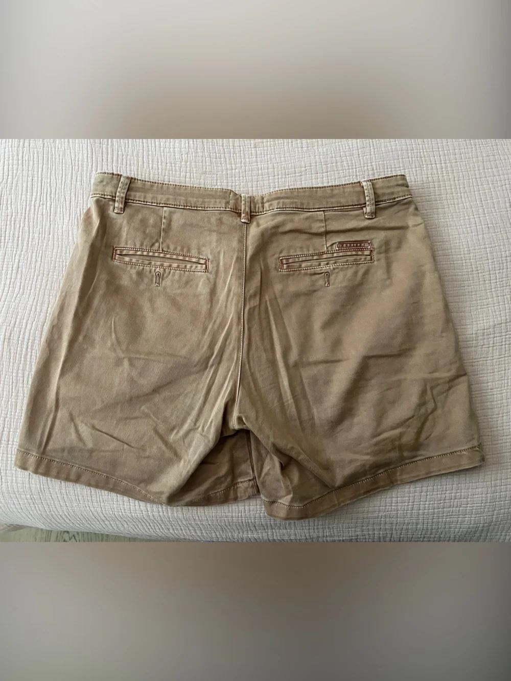 Anthropologie Khaki Chino Shorts